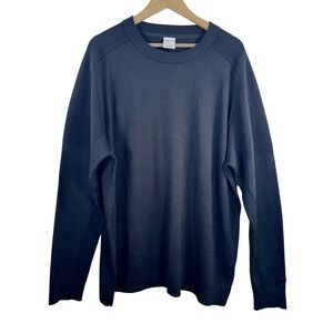 Nike Tiger Woods Wool blend Golf Sweater crew neck preppy black 90s sz XXL